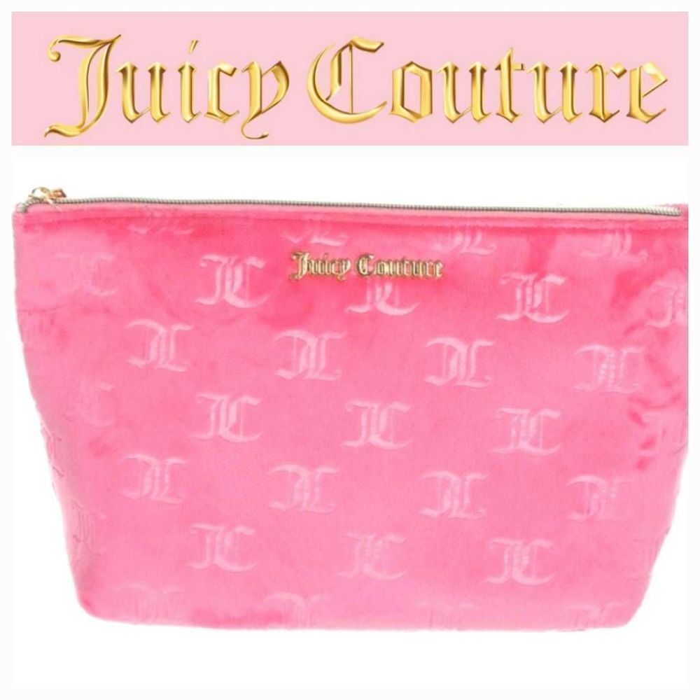 Juicy Couture JC Logo Cosmetic Pouch
